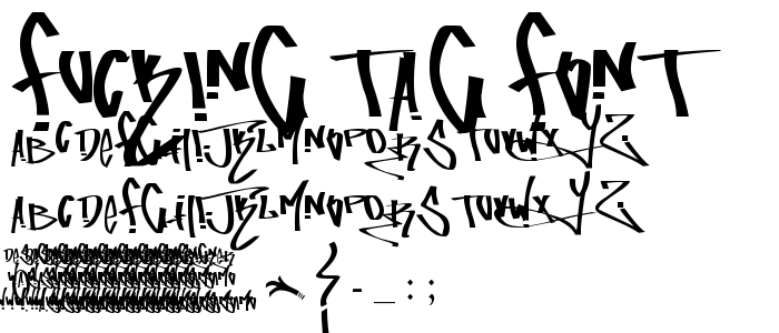 fucking tag font police
